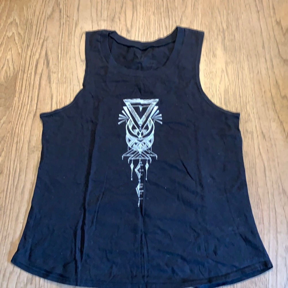 Black Yoga Tank - Size Medium